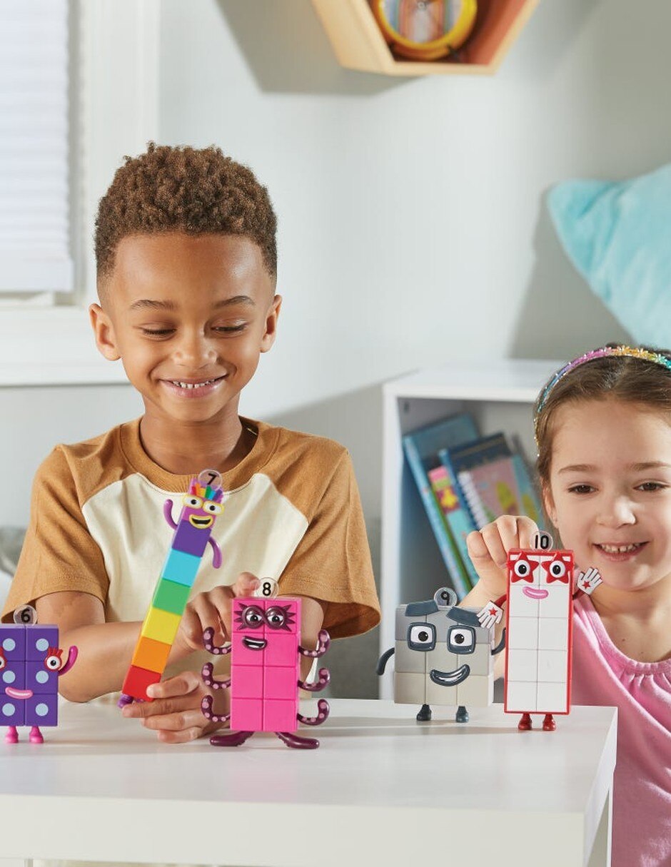 Set de figuras del seis al diez de Numberblocks Friends 6