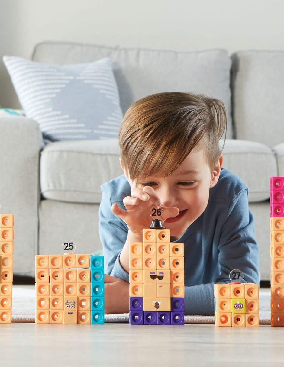 Conjunto de actividades MathLink Cubes Numberblocks 21-30