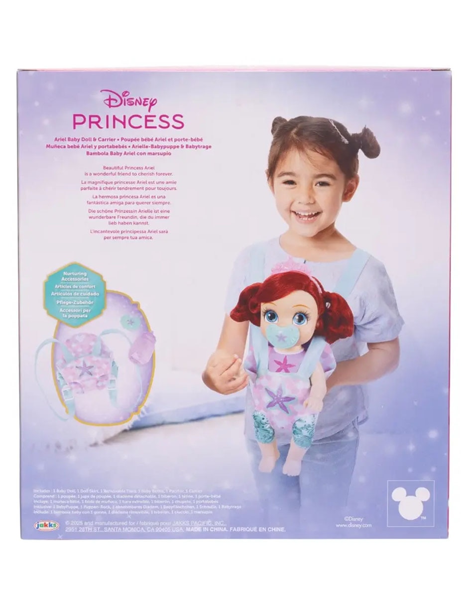 Ariel Baby Doll & Carrier Princess 6