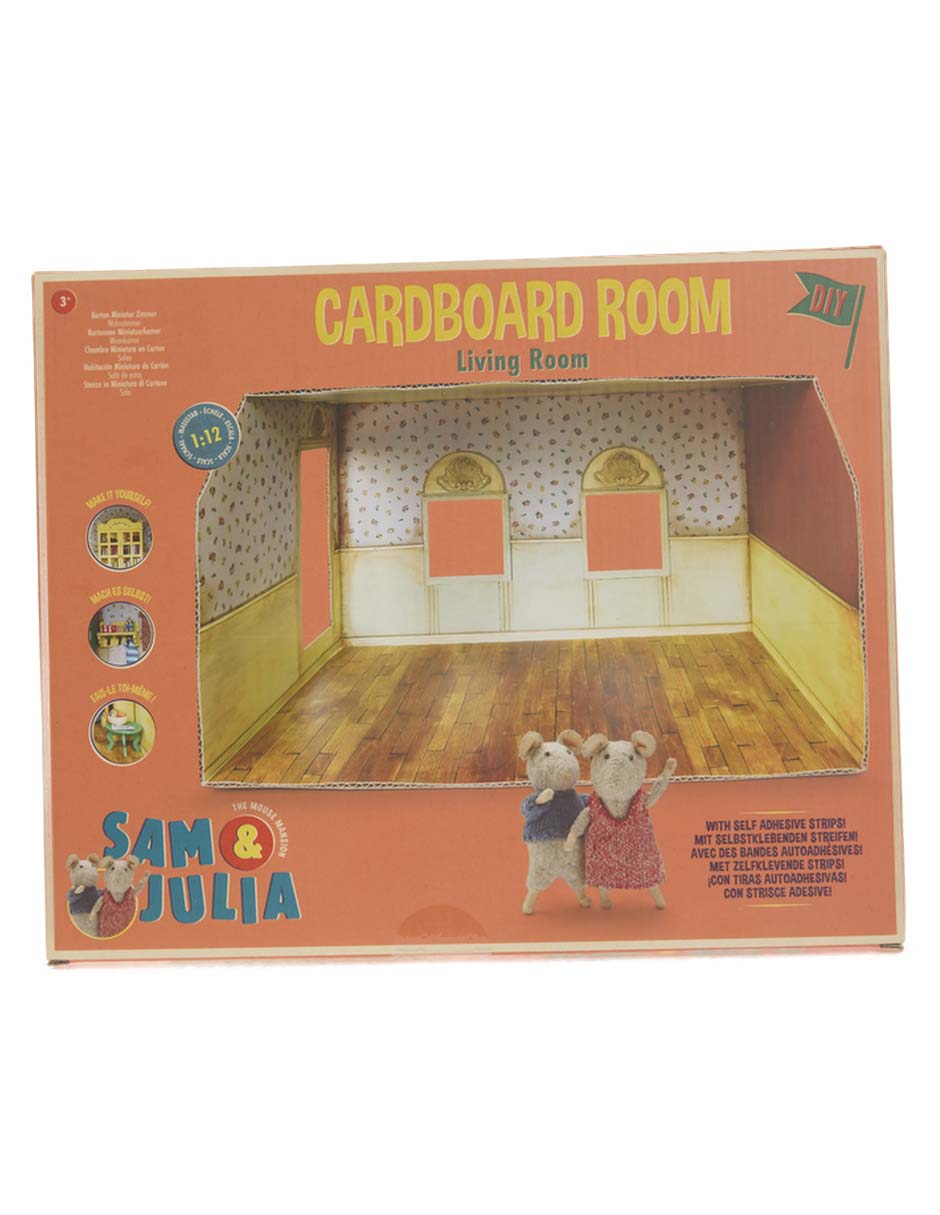 Casa de muñecas Sam&Julia Cardboard Room Living Room