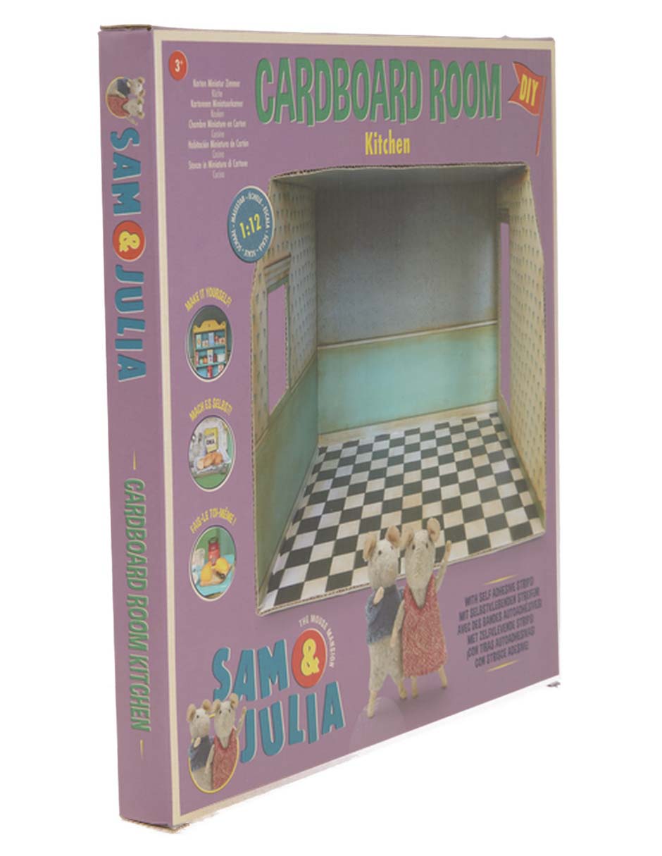 Casa de muñecas Sam&Julia Carboard Room Kitchen