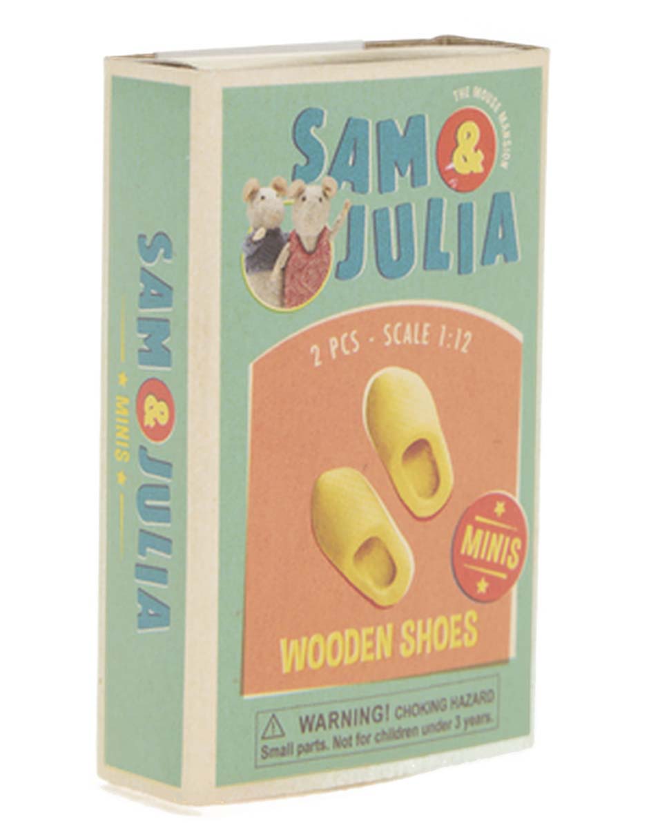 Ropa y accesorio de muñeca sam & julia Sam&Julia wooden shoes