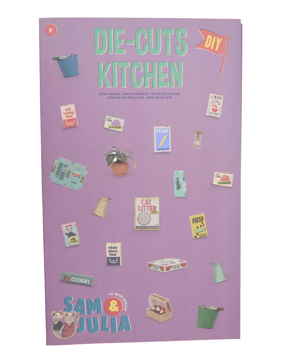 Casa de muñecas die cuts kitchen Sam& 1