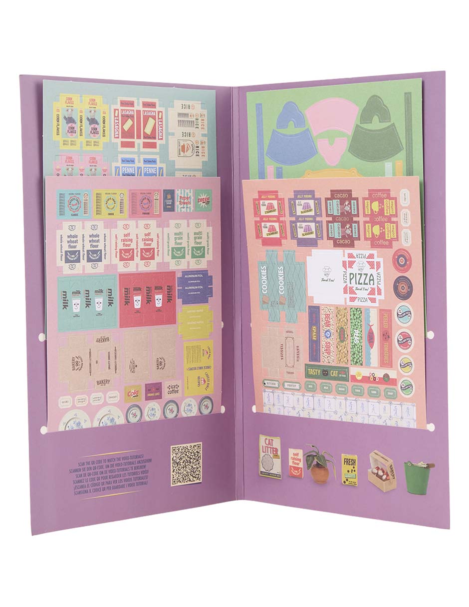 Casa de muñecas die cuts kitchen Sam& 6
