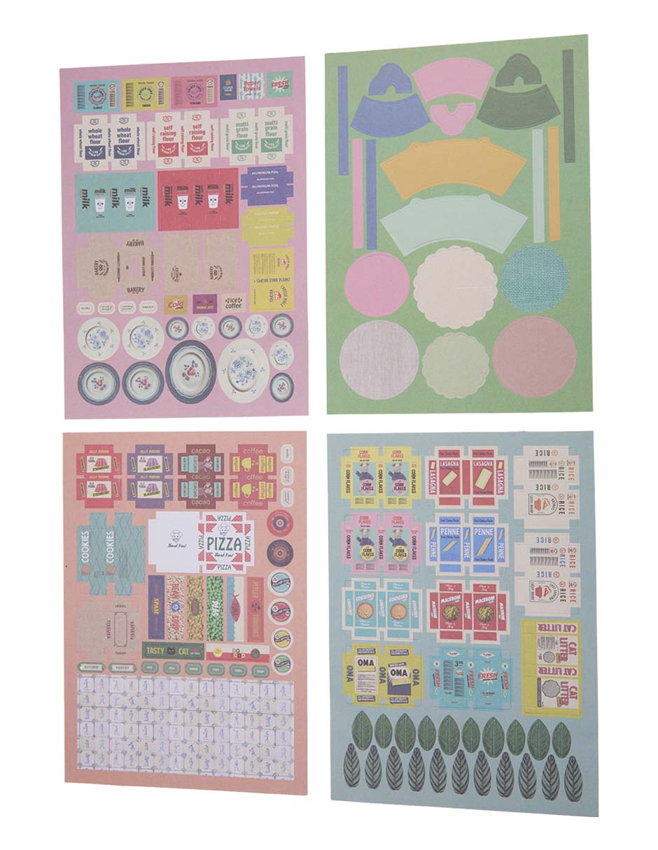 Casa de muñecas die cuts kitchen Sam& 7