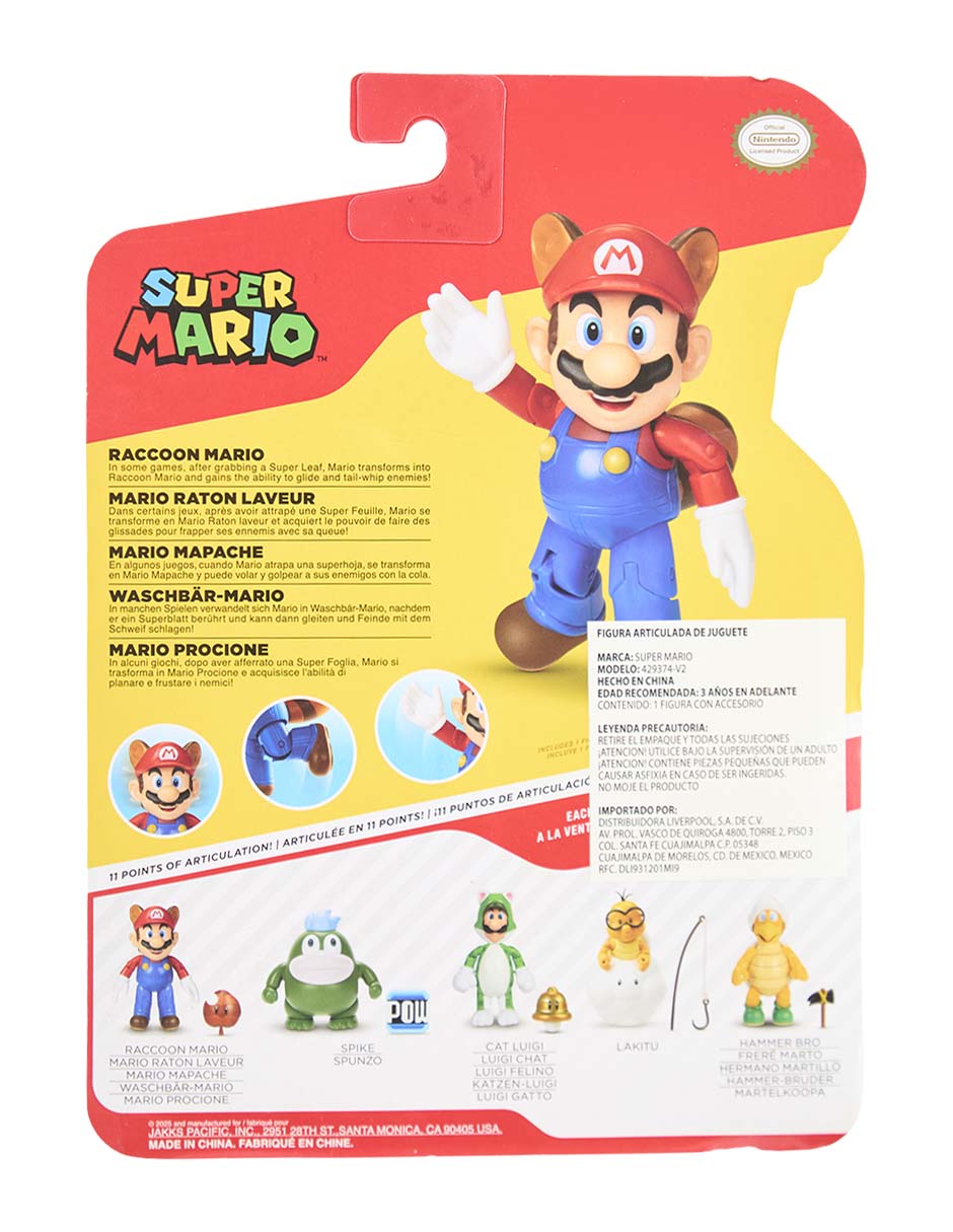 Figura de acción Super Mario