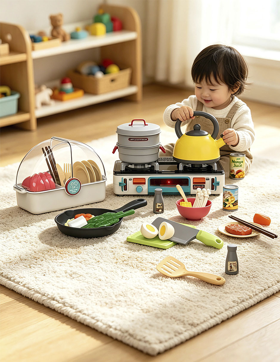 Gas stove juego de rol para niños 6