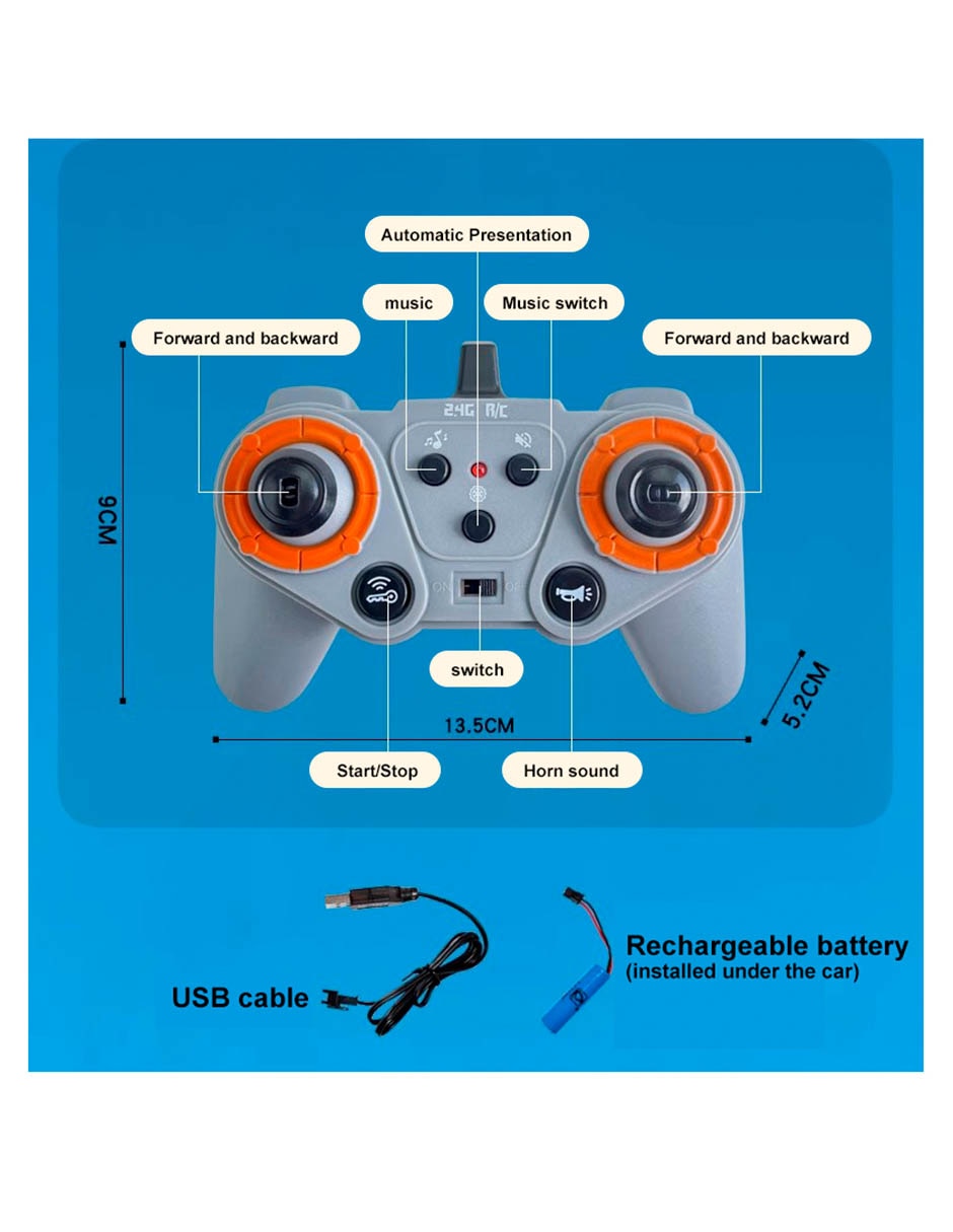 Vehículo de control remoto 4