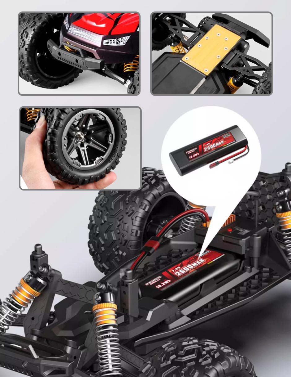 Carro de control remoto Toy Town Scale High Speed Monster Truck