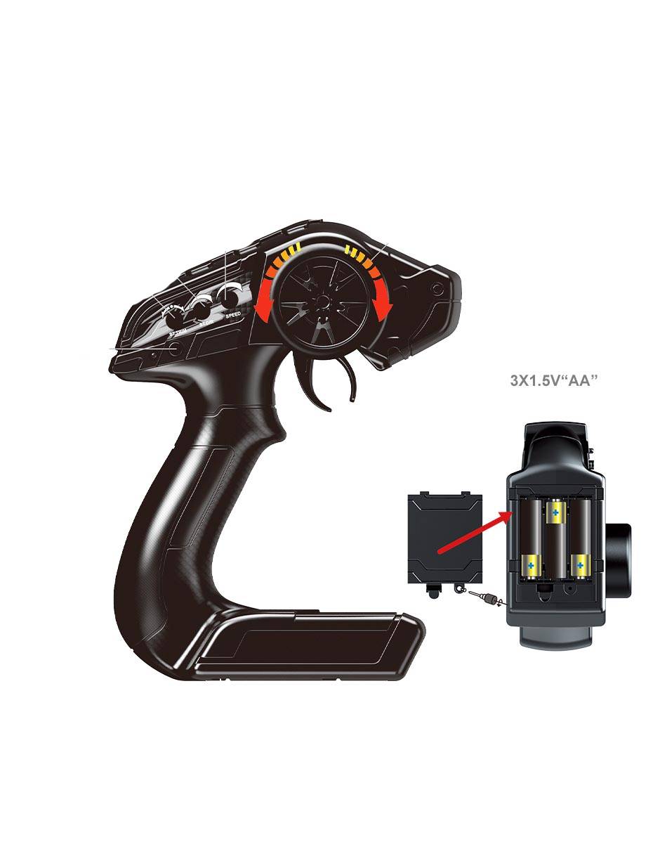 Carro de control remoto Scale High Speed Monster Truck