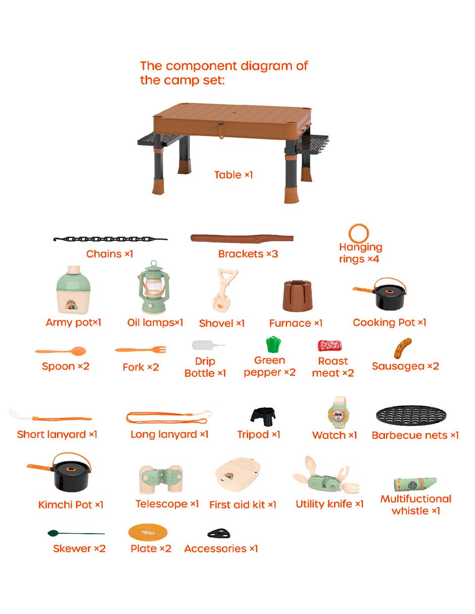 Set de campamento