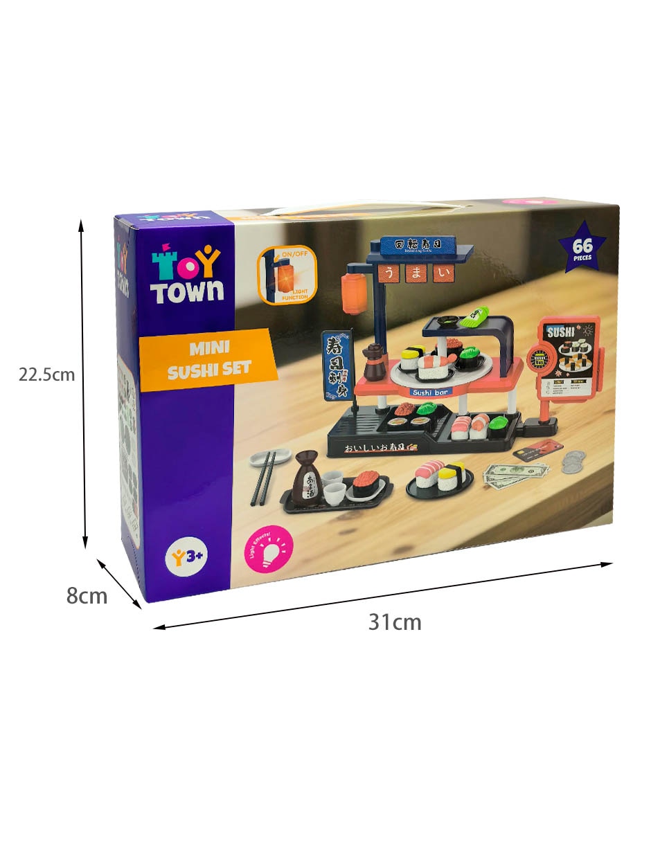 Mini Set de sushi juego de rol para niños 5