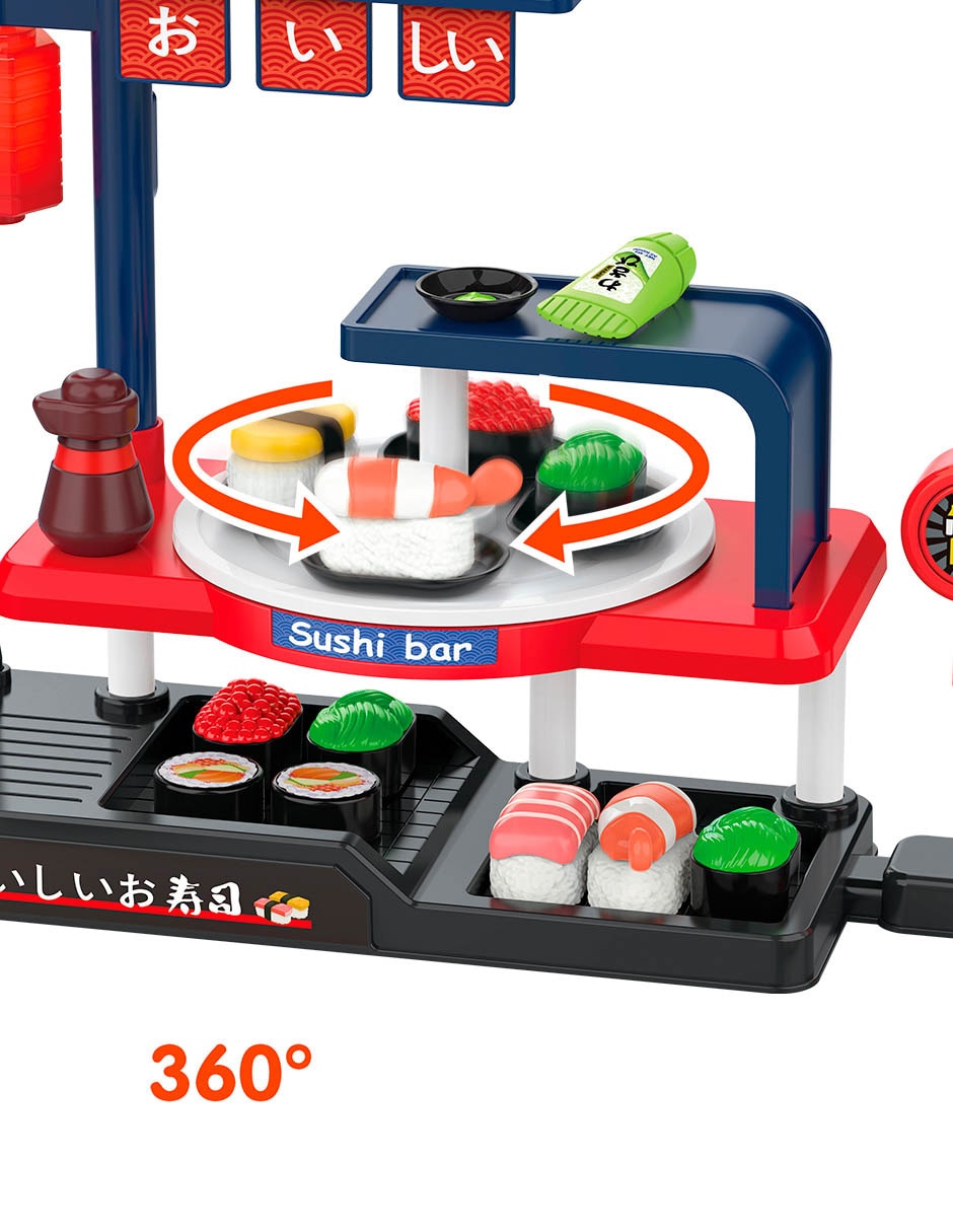 Mini Set de sushi juego de rol para niños
