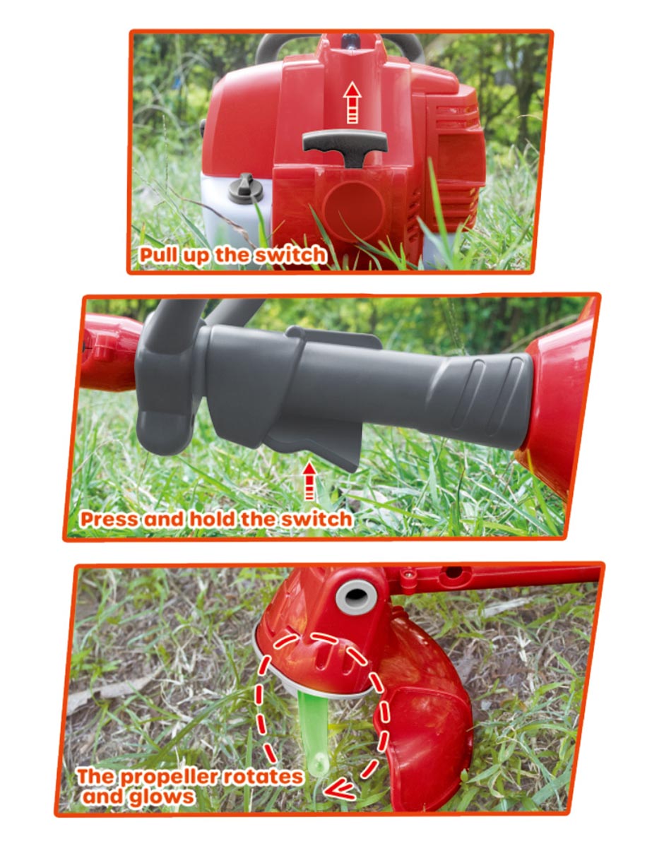 Weed trimmer juego de rol para niños 5