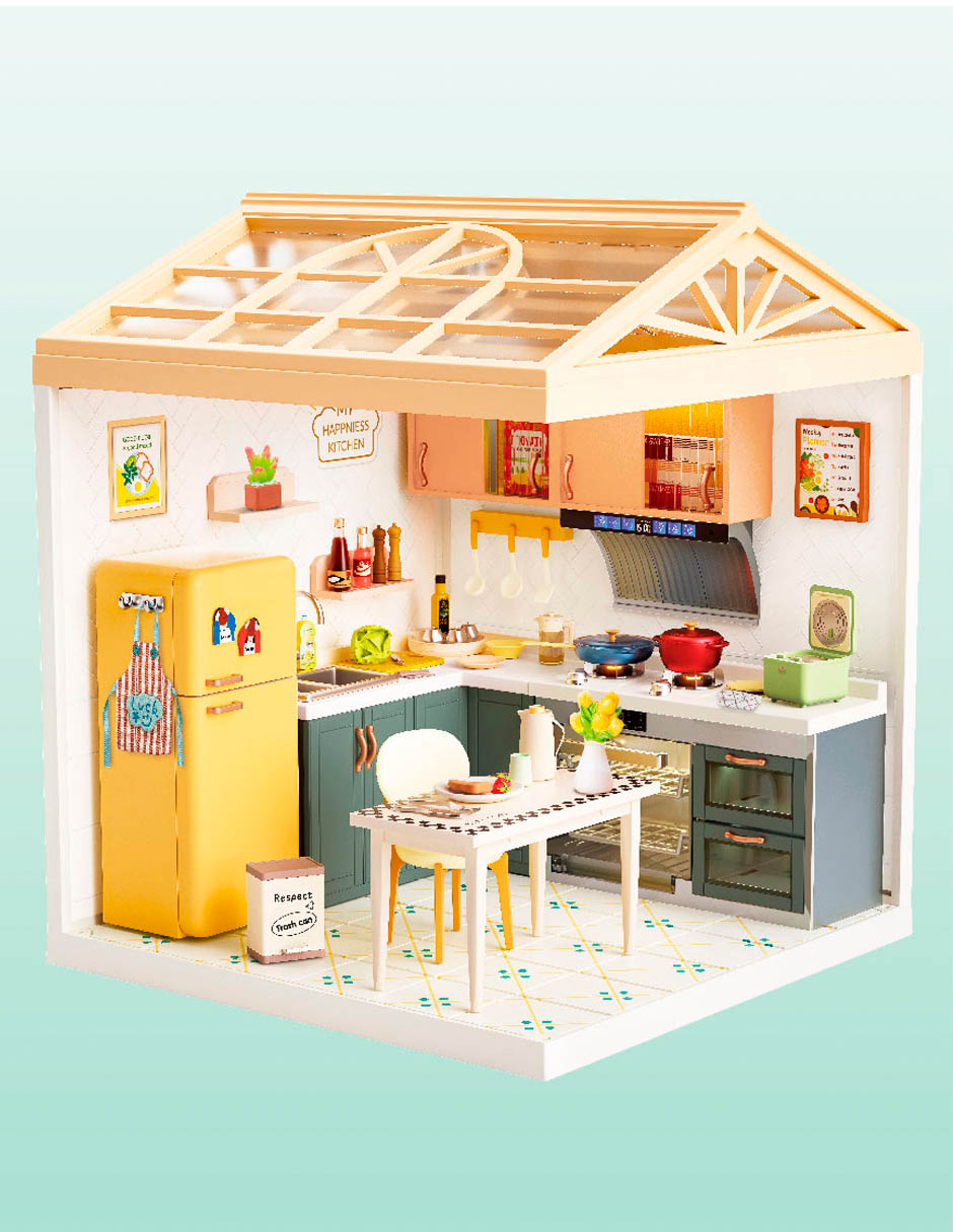 Casa miniatura cocina juego de rol para niños Casa miniatura cocina juego de rol para niños