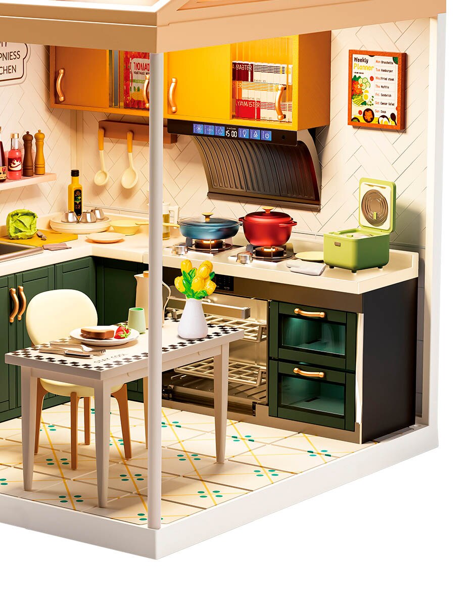 Casa miniatura cocina juego de rol para niños