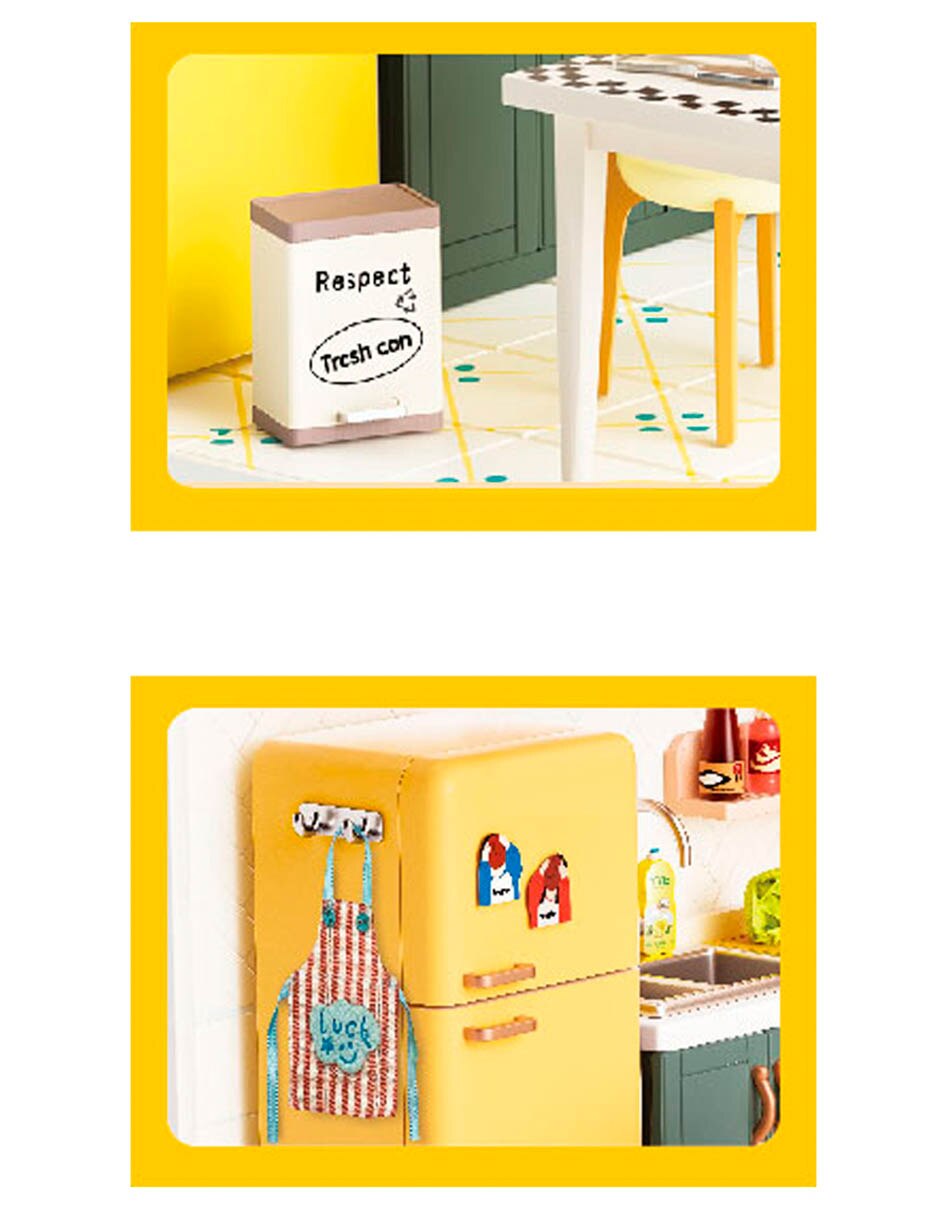 Casa miniatura cocina juego de rol para niños