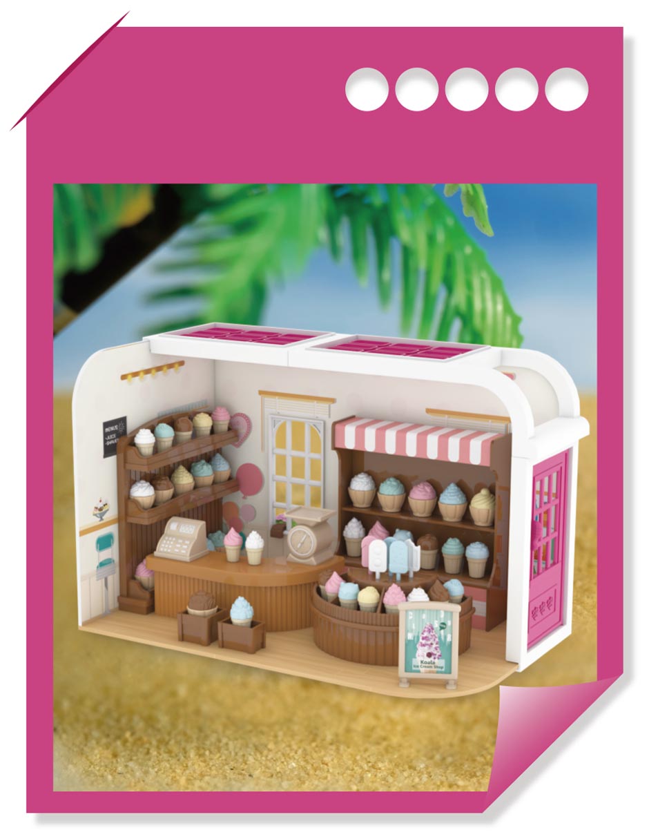 Diy heladeria juego de rol para niños 3