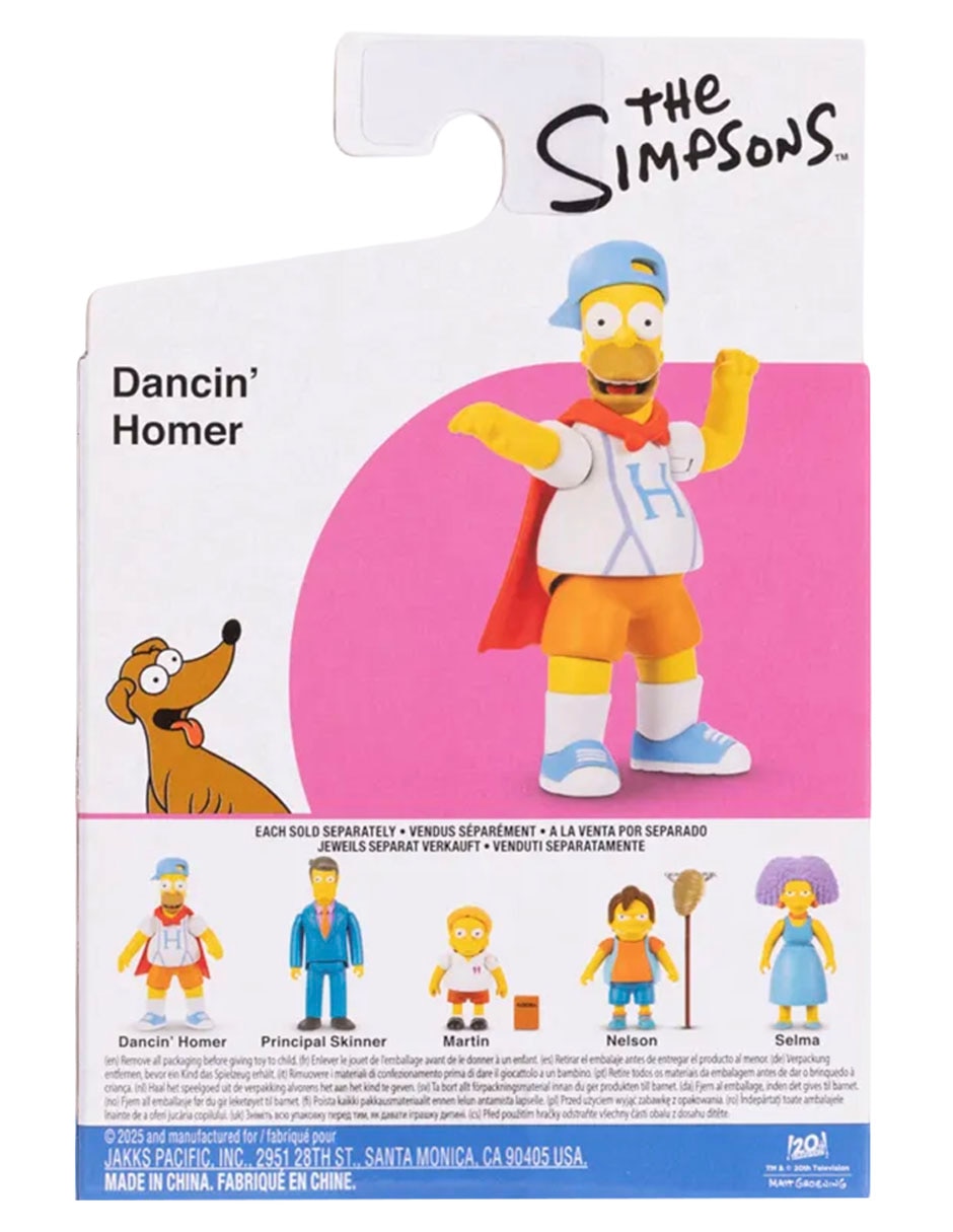 Figura de colección articulada The Simpsons Homero Jakks Pacific