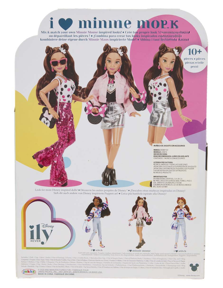 Muñeca fashion disney Jakks Pacific minnie mouse