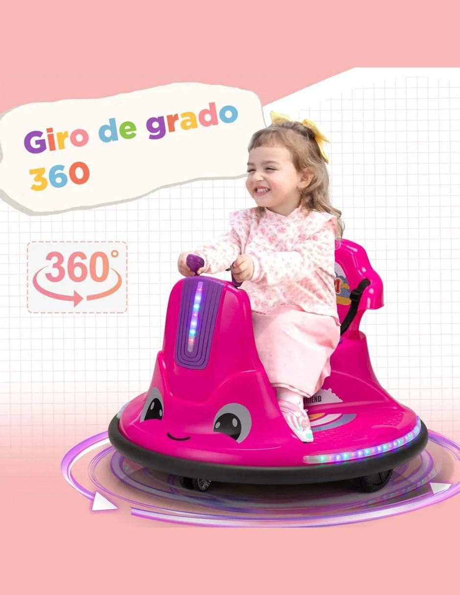 Automóvil montable con control remoto de batería infantil 6