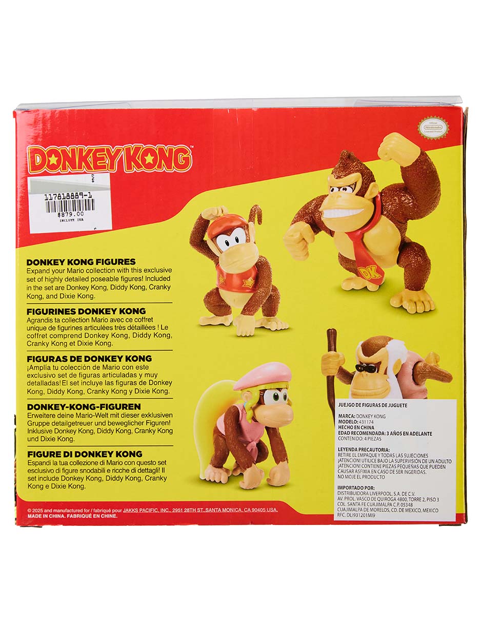Figura de colección articulada Donkey Kong Jakks Pacific
