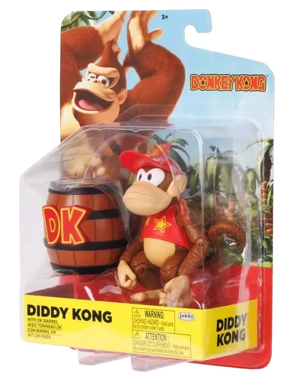 Figura de acción articulada Donkey Kong Diddy Kong Fans