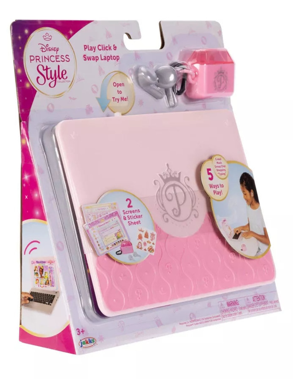 Laptop portatil disney princess style collection juego de rol para niños 3