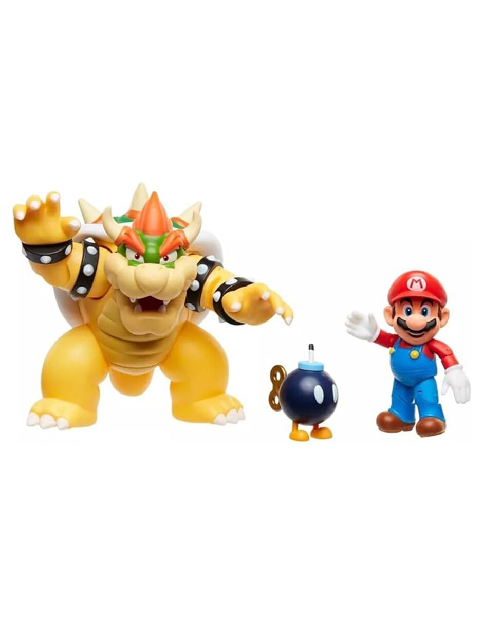 Play set Batalla de lava de Bowser Super Mario 4