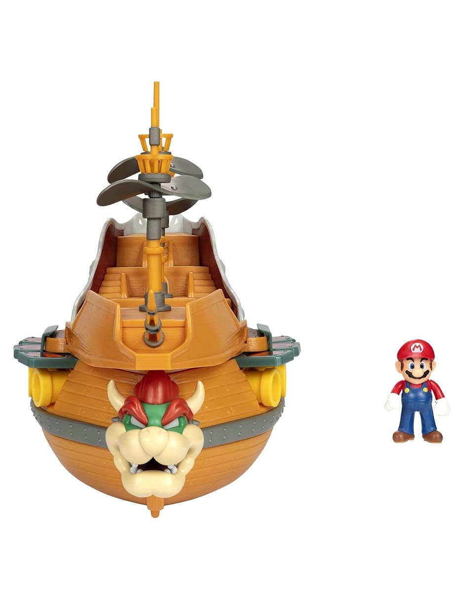 Play set vehículos Juego Aeronave Deluxe de Bowser de Super Mario Jakks Pacific