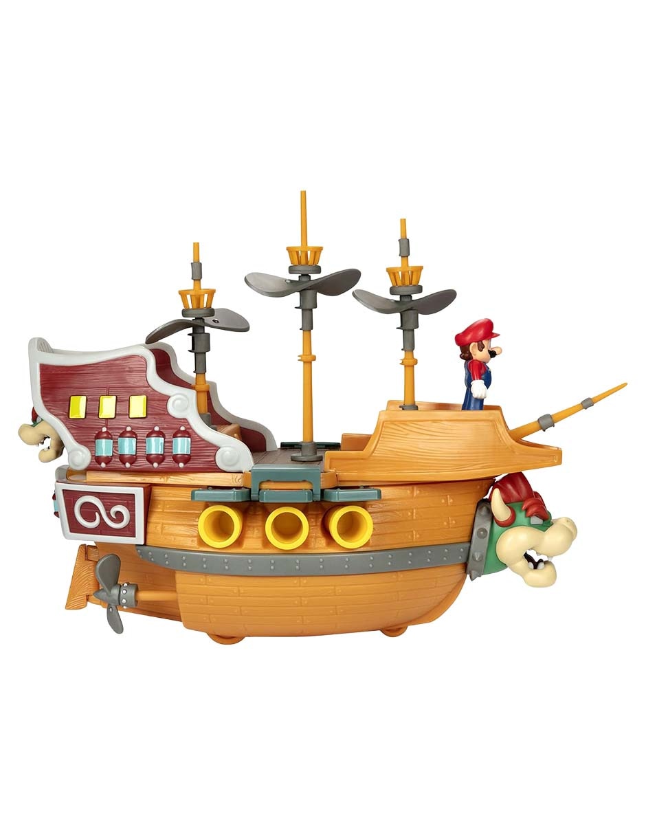 Play set vehículos Juego Aeronave Deluxe de Bowser de Super Mario Jakks Pacific