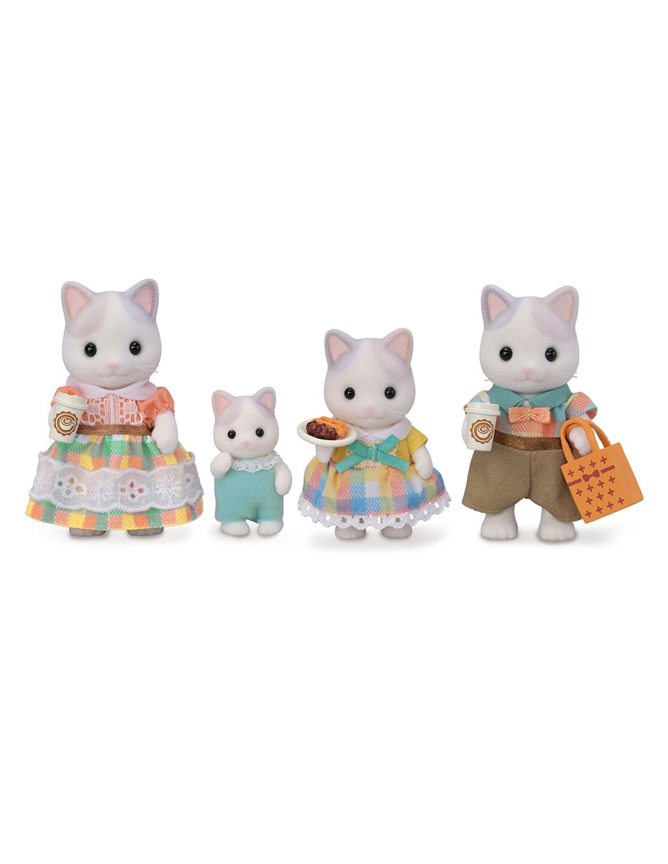 Familia de gatos latte 4