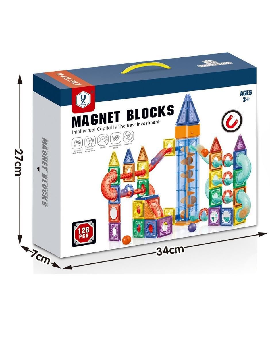 Set de Bloques de Construcción Magnéticos 3D Juguetes STEM Niños y Niñas. HD131A 5