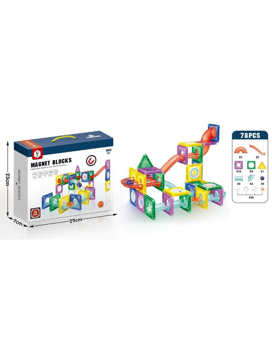 Set de Bloques de Construcción Magnéticos 3D Juguetes STEM Niños y Niñas. HD385A 4