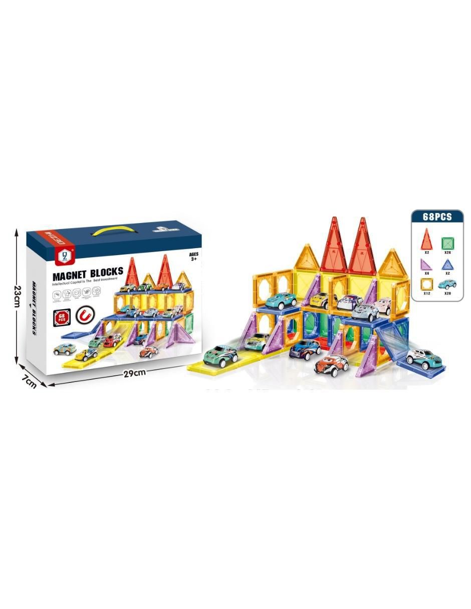 Set de Bloques de Construcción Magnéticos 3D Juguetes HD119A 4