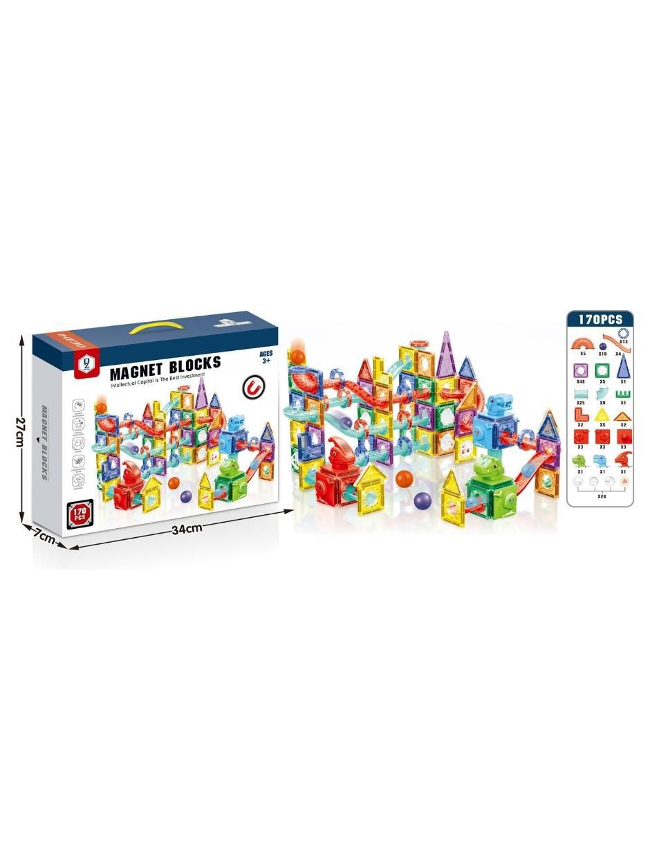 Set de Bloques de Construcción Magnéticos 3D HD129A