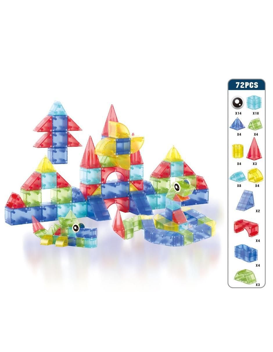 Set de Bloques de Construcción Magnéticos 3D HD143A