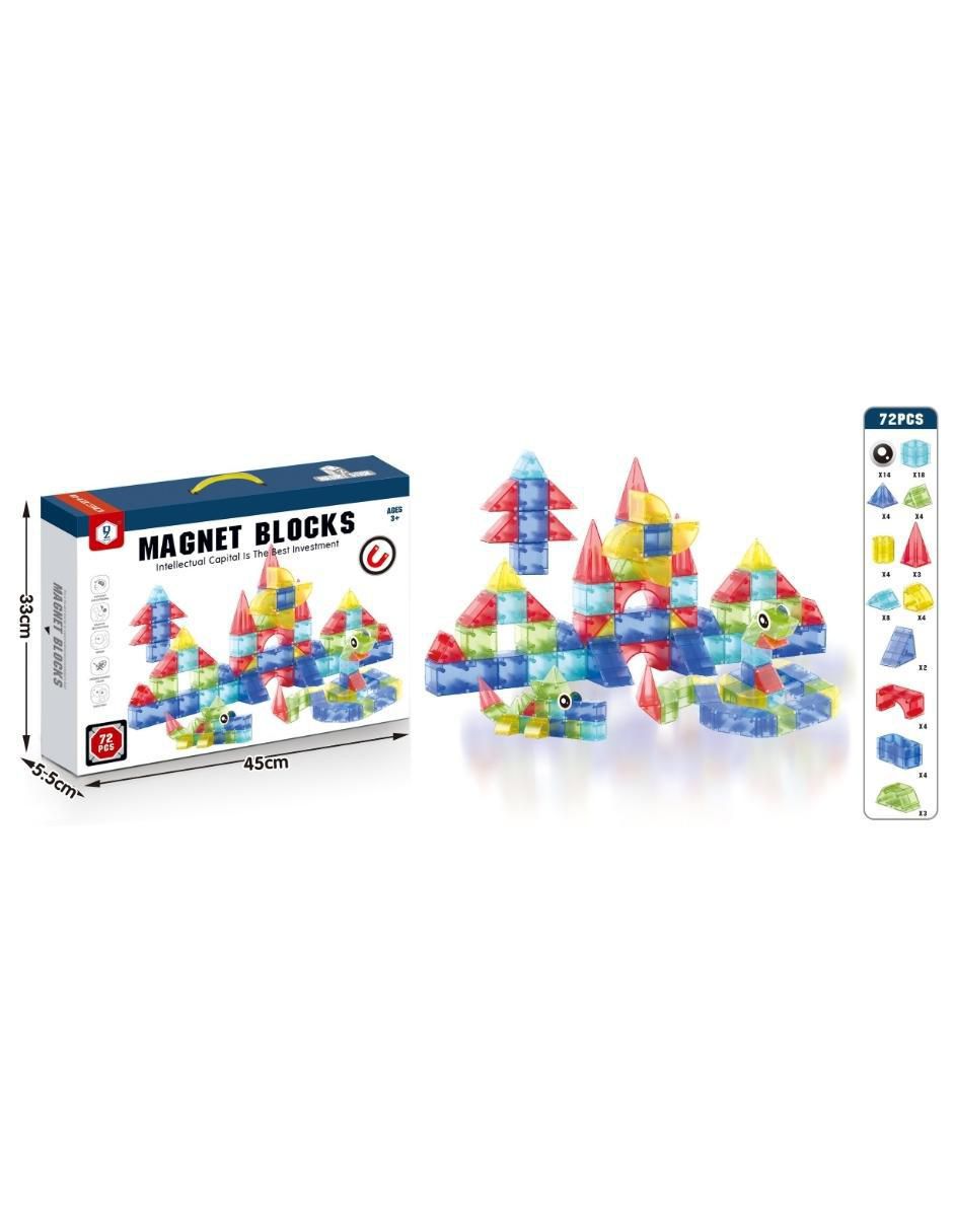Set de Bloques de Construcción Magnéticos 3D HD143A