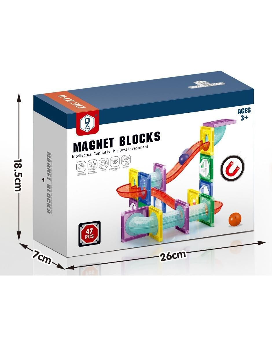 Set de Bloques de Construcción Magnéticos 3D Juguetes STEM Niños y Niñas. HD384A 4