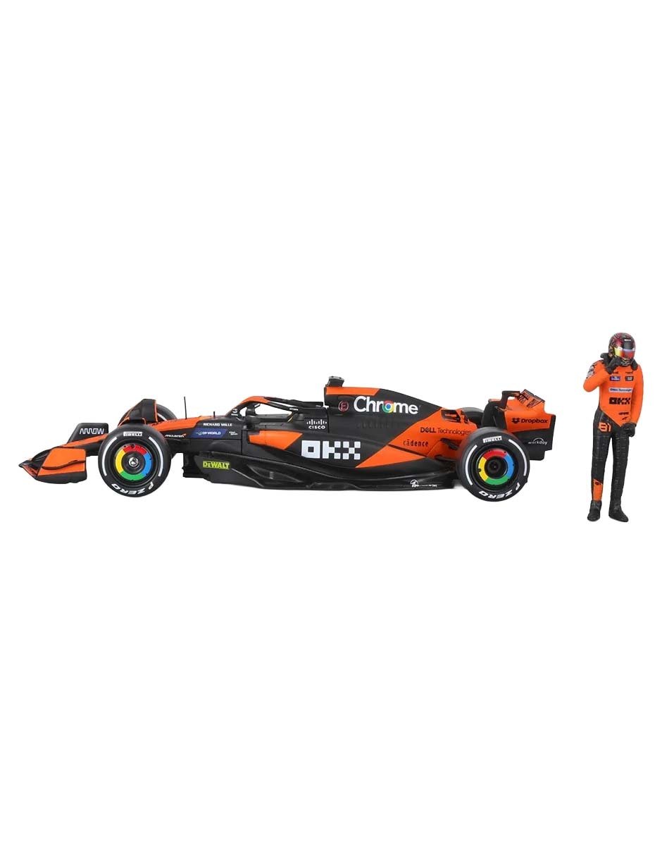Automóvil mclaren mcl38 del gran premio de miami 2024, con el piloto oscar piastri (#81) 5