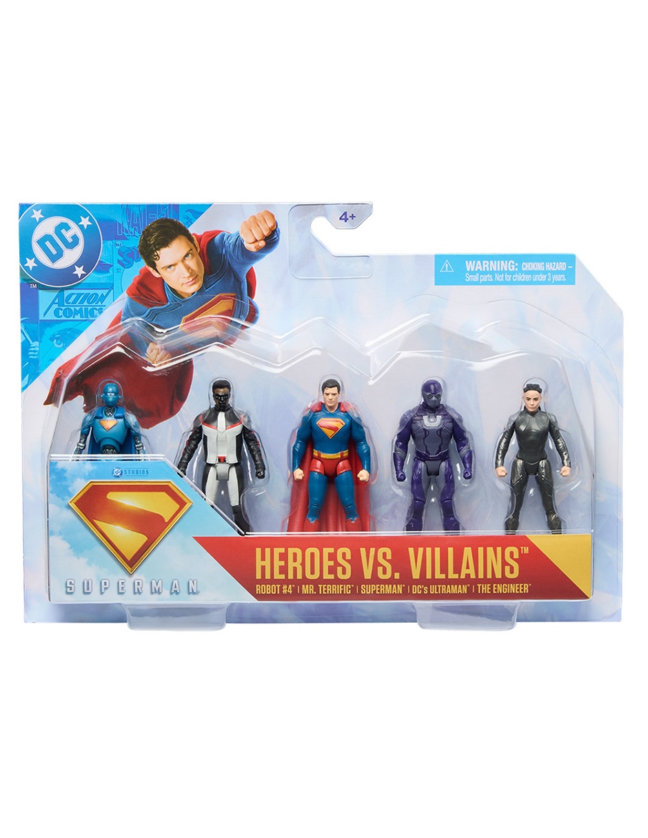 Set figuras acción articulada DC Superman Especial 2