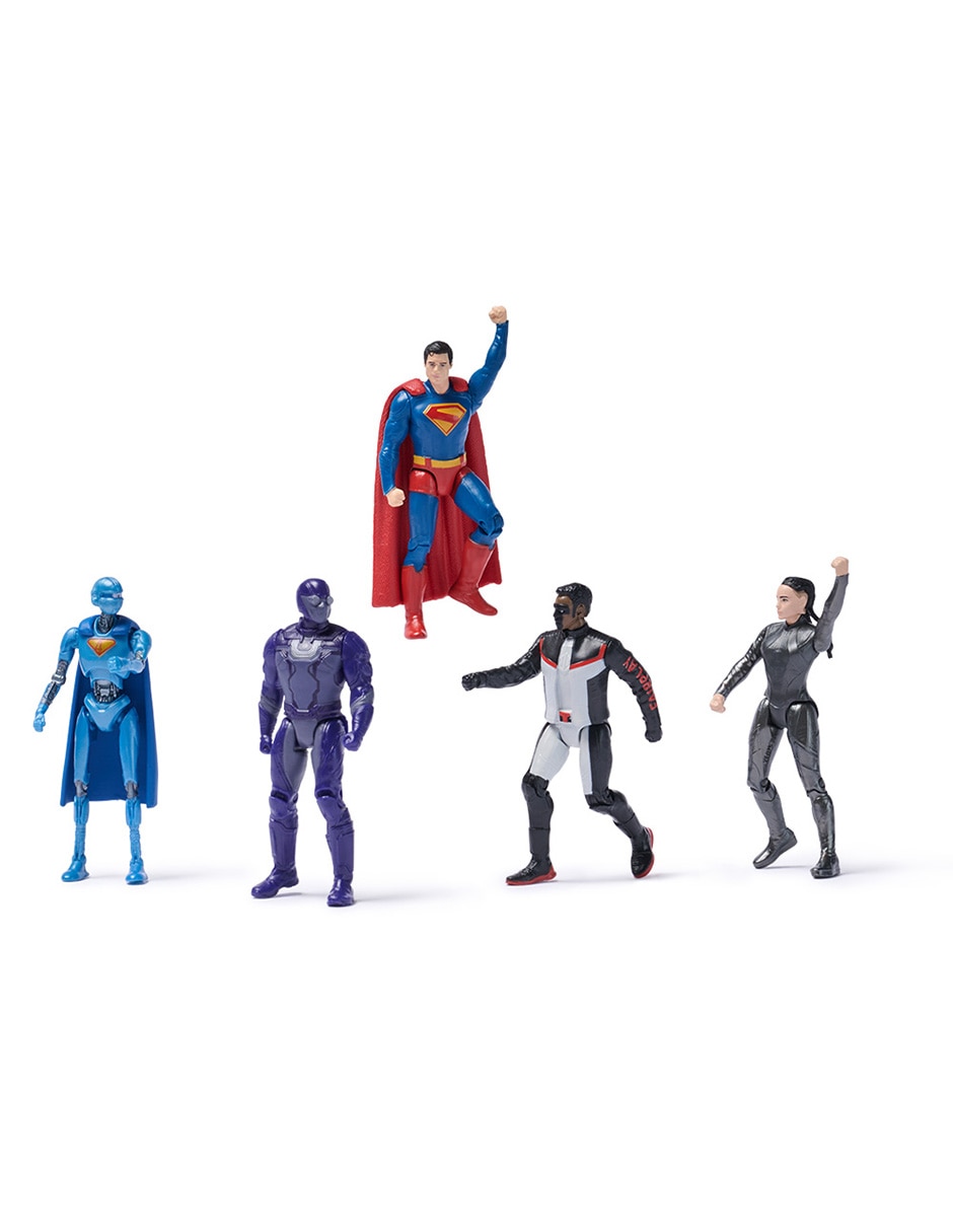 Set figuras acción articulada DC Superman Especial 4