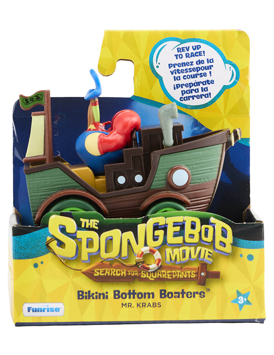 Figura de colección Don Cangrejo Bob Esponja con movimiento