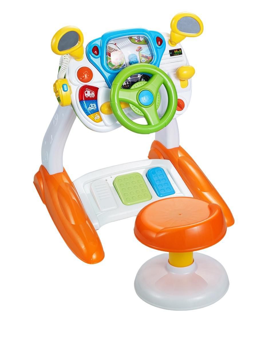 Estación de conducción para niños con luces y sonidos, juguete educativo juego de rol para niños