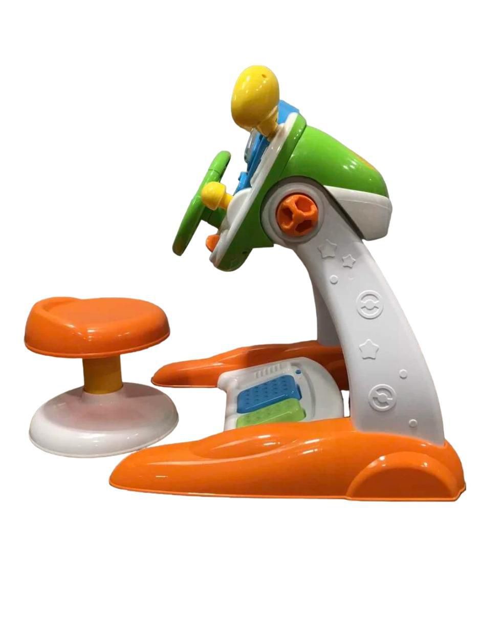 Estación de conducción para niños con luces y sonidos, juguete educativo juego de rol para niños 4