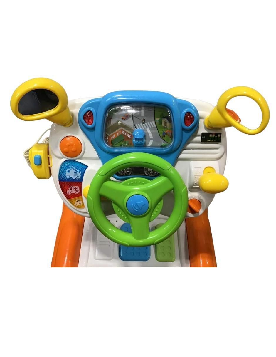 Estación de conducción para niños con luces y sonidos, juguete educativo juego de rol para niños 6