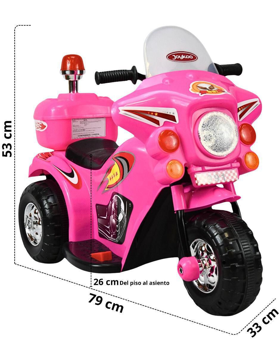 Moto montable Sirena recargable 7