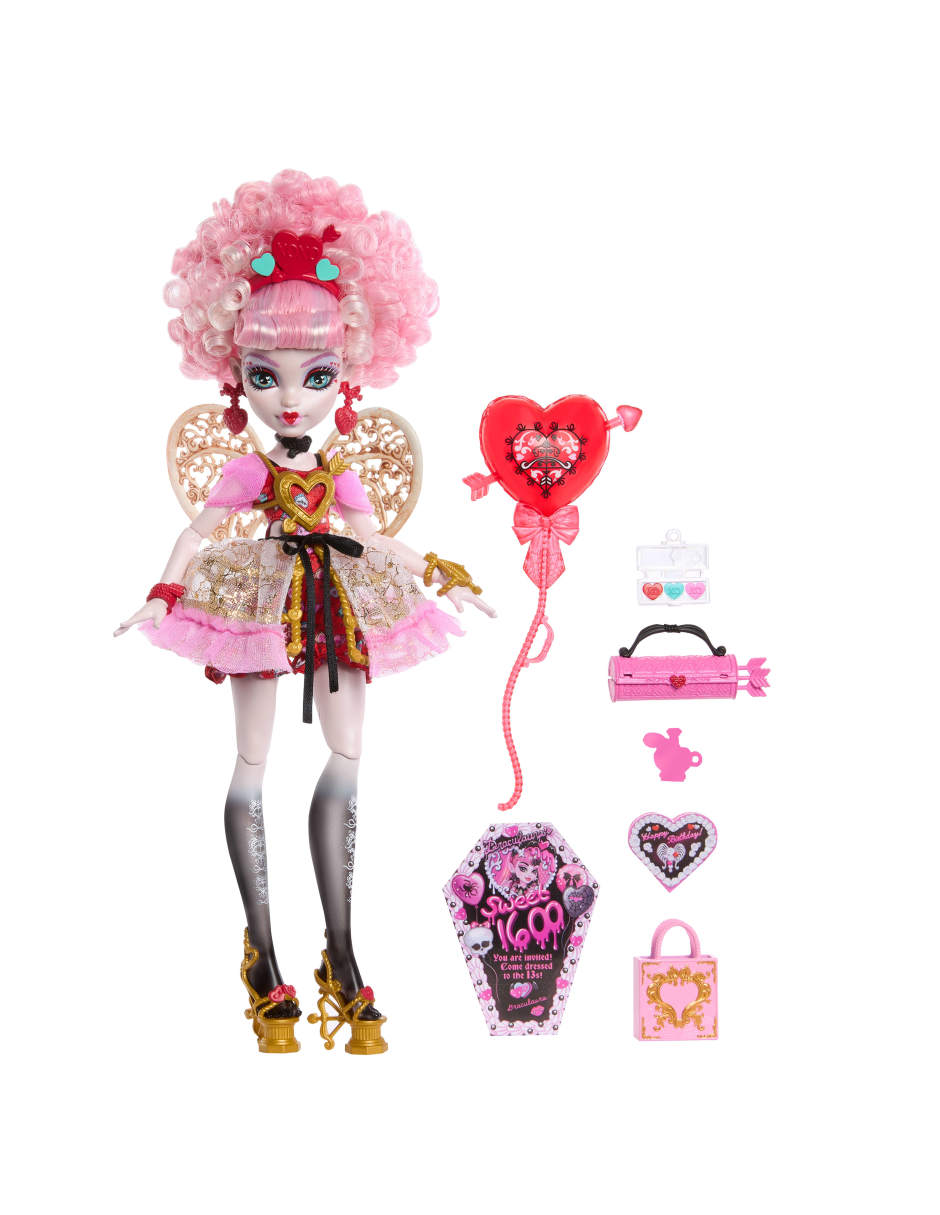 Muñeca fashion cumpleaños draculaura 1600 sorpresa 15