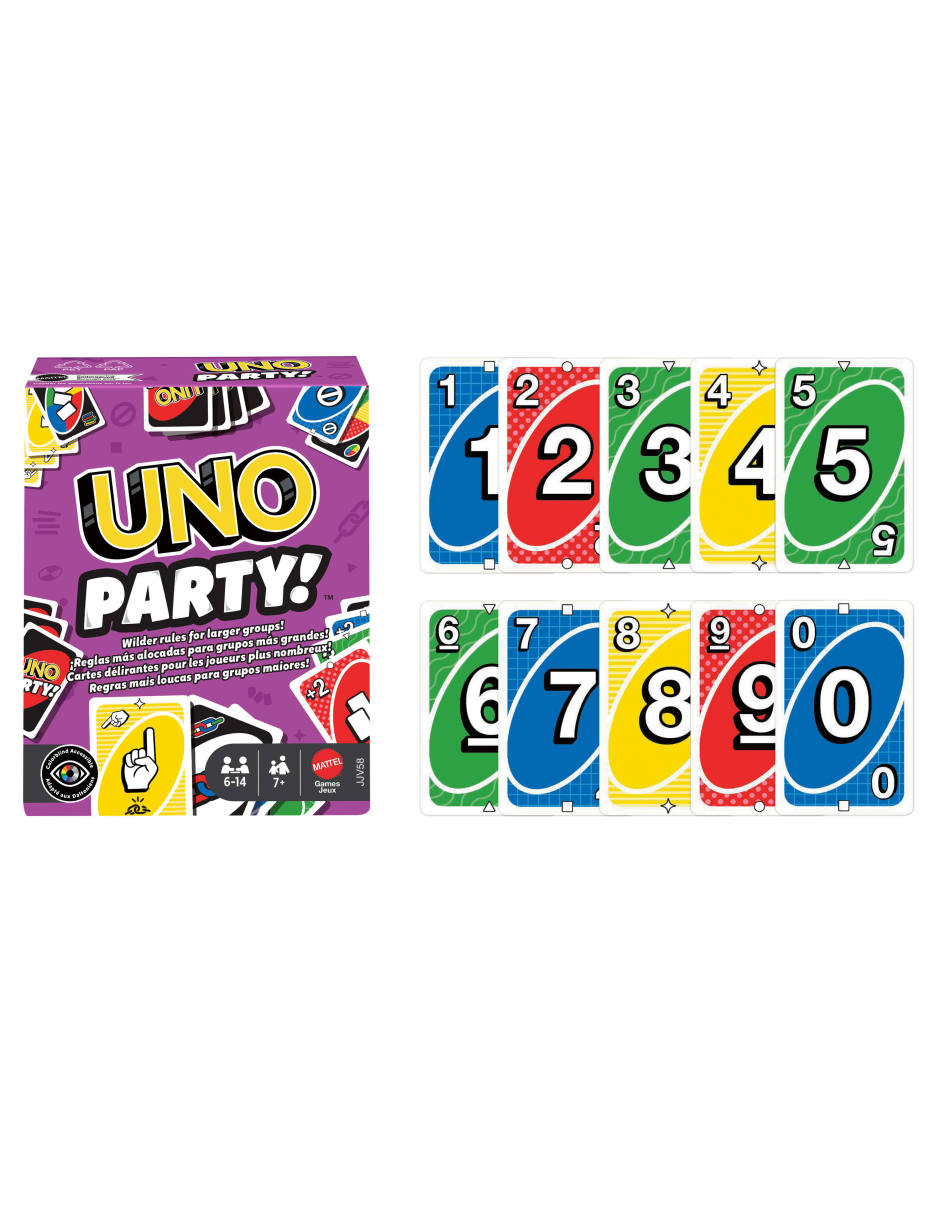 Uno Party Renovado juego de mesa Uno