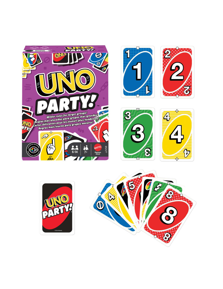Uno Party Renovado juego de mesa Uno
